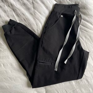 Xxs Figs Black highwaisted joggers